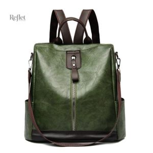 Sac à dos simili cuir avec style rétro pour un look unique