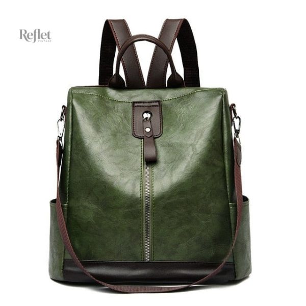 Sac à dos simili cuir avec style rétro pour un look unique