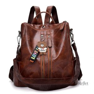 Sac à dos vintage en cuir