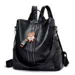 Sac à dos classique en cuir souple