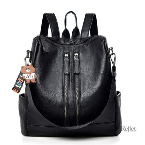 Sac à dos cuir avec design intemporel