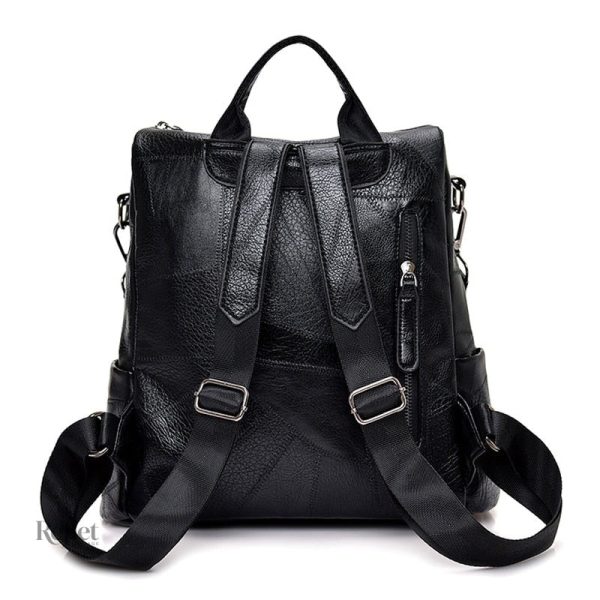Sac à dos vintage en cuir robuste