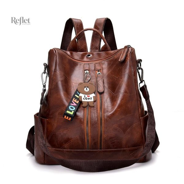 Sac à dos rétro avec poches pratiques