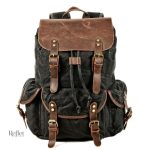 Sac à dos vintage en cuir pour les aventuriers
