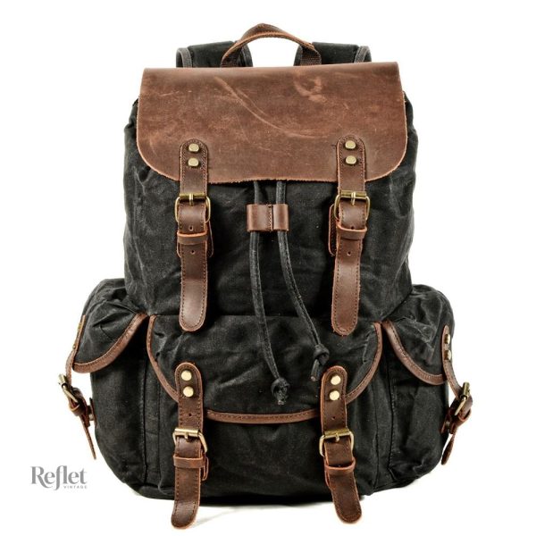 Sac à dos vintage en cuir pour les aventuriers