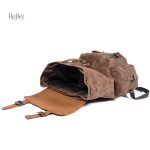 Accessoire vintage en cuir naturel