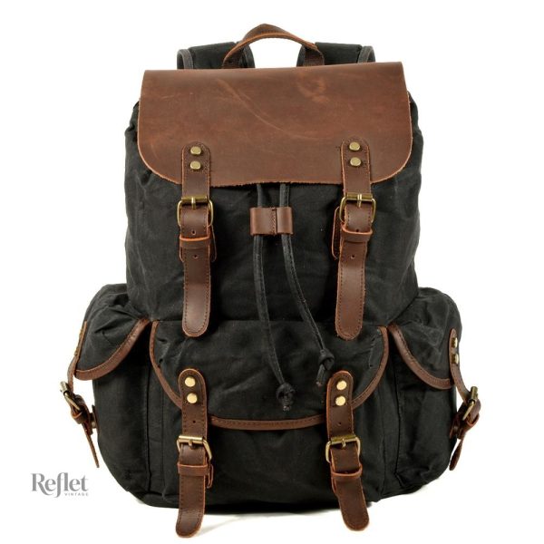 Un sac à dos en cuir au charme ancien