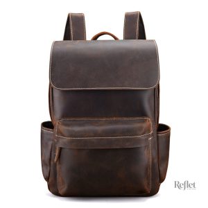Sac à dos vintage en cuir, style intemporel et unique