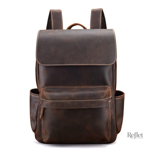 Sac à dos vintage en cuir, style intemporel et unique