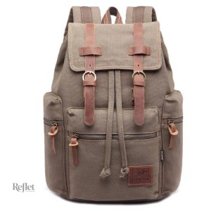 Sac à dos tendance avec look vintage, parfait pour les études