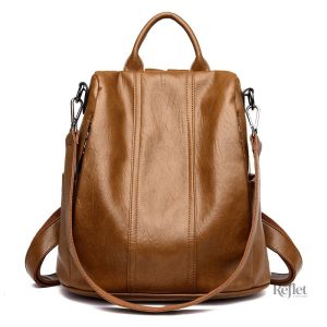 Sac à dos rétro en cuir idéal pour le quotidien