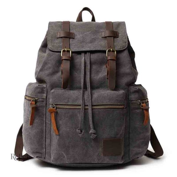 Sac à dos robuste pour homme, style armée vintage