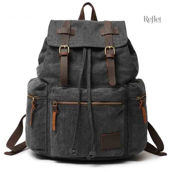 Sac à dos vintage, design inspiré par l'armée pour homme