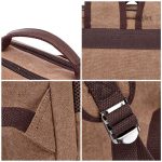 Sac à dos marron vintage, parfait pour les citadins