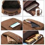 Sac à dos marron, combinaison de style et de fonctionnalité