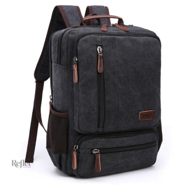 Sac à dos vintage marron, idéal pour le quotidien