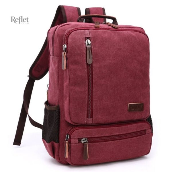 Sac à dos marron, accessoire mode au look ancien