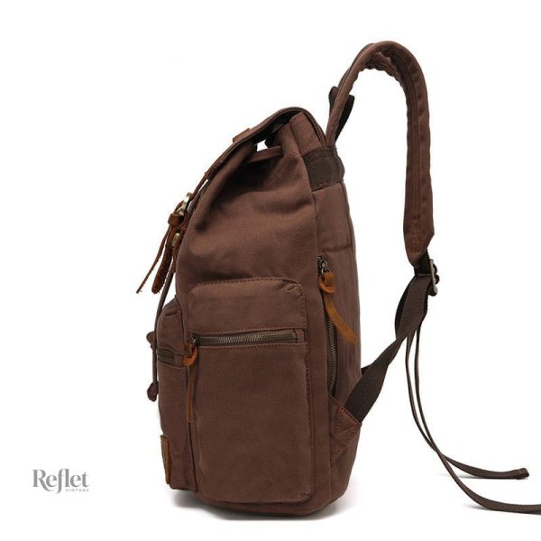 Sac à dos en tissu durable avec finitions soignées
