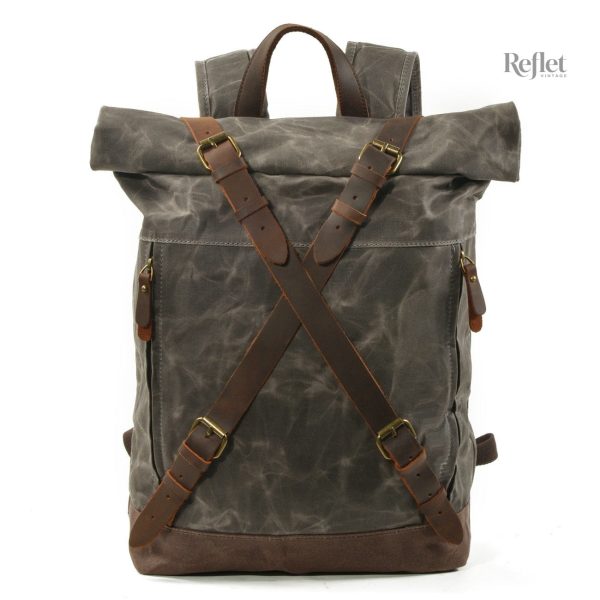 Sac à dos en tissu au design vintage, pratique et stylé