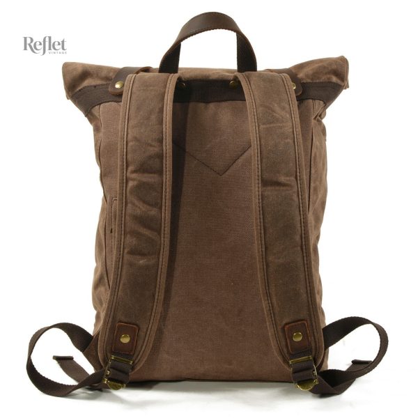Accessoire vintage : sac à dos en tissu, idéal pour le quotidien
