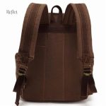 Accessoire vintage en toile marron pour un style décontracté