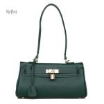 Sac à main en cuir camel avec une touche rétro