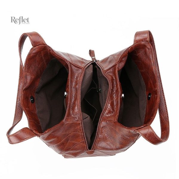 Sac en cuir vintage pour les passionnées de mode