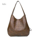Sac à main unique en cuir au style rétro