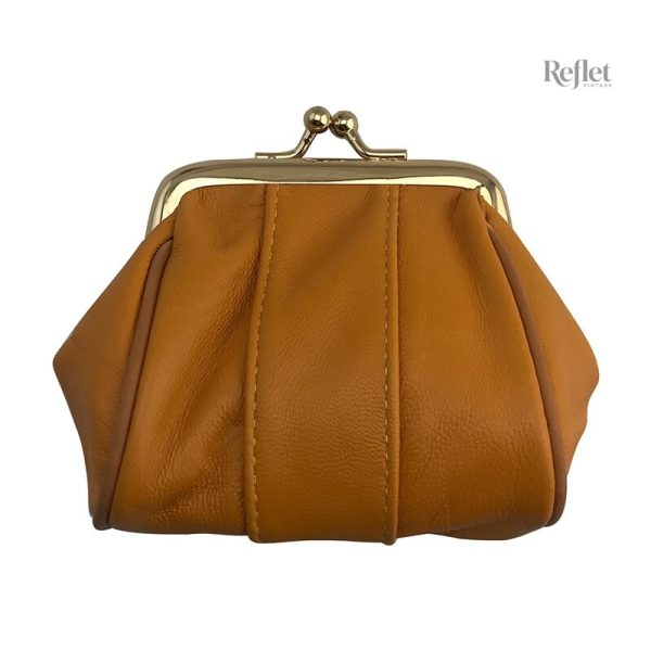Sac à main vintage avec finition en cuir souple