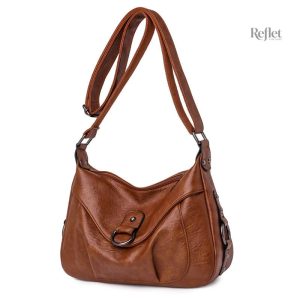 Sac à main femme marron vintage élégant et pratique