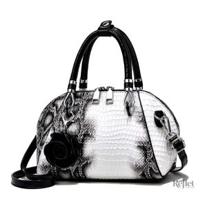 Sac à main vintage croco femme élégant et stylé