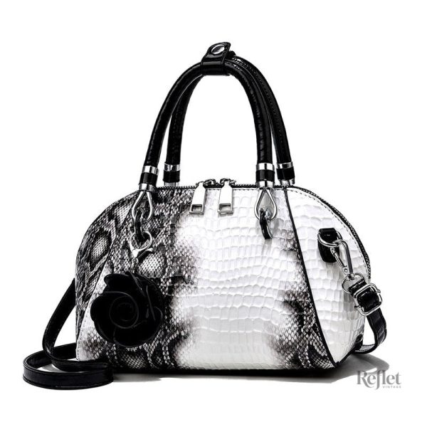 sac-a-main-femme-vintage-croco-1 Sac à main vintage croco femme élégant et stylé