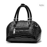 Sac à main femme, look vintage avec texture crocodile