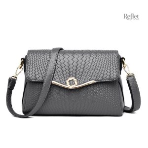 Sac à main gris vintage élégant et intemporel
