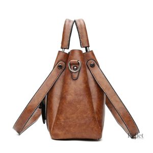 Sac à main rétro élégant en cuir