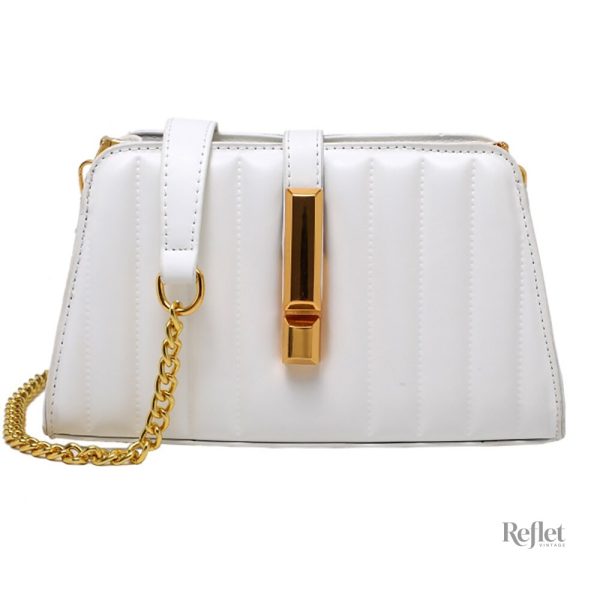Élégant sac à main rigide au style rétro