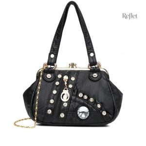 Sac à main vintage chic en cuir