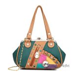 Sac à main vintage avec détails raffinés