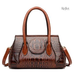 Sac à main vintage en cuir de style élégant