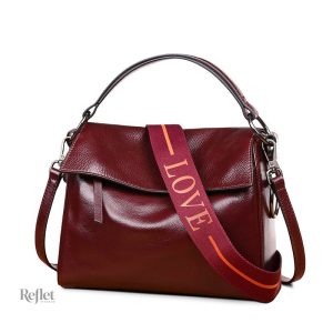 Sac à main vintage en cuir élégant et intemporel