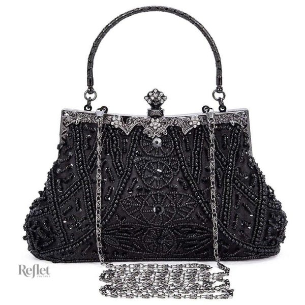 Sac à main vintage motifs chic et pratique