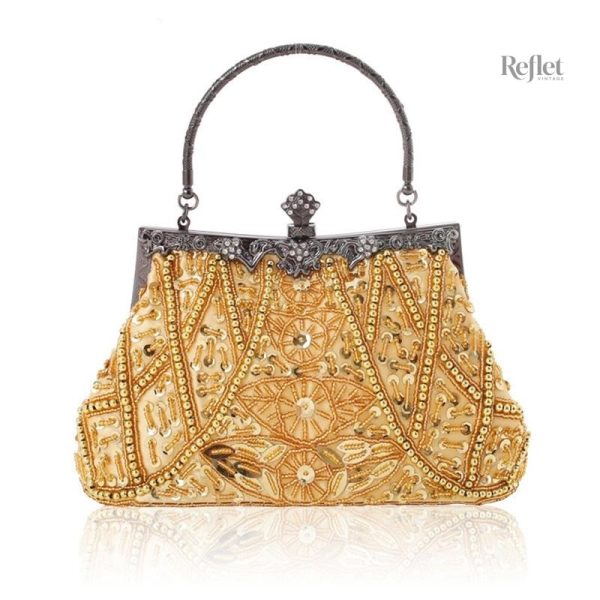 Sac à main à motifs vintage, look intemporel