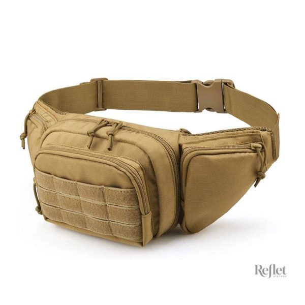 Sac banane vintage pour homme en bandoulière