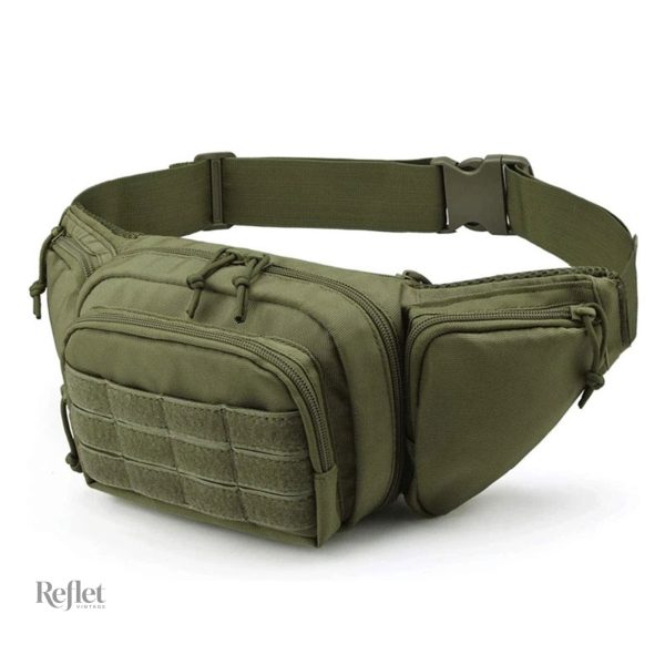 Accessoire mode homme : sac banane rétro en bandoulière
