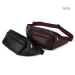 Sac banane vintage en cuir, accessoire mode incontournable