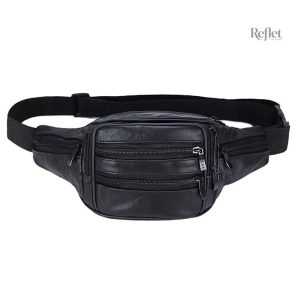 Sac banane cuir rétro avec style intemporel