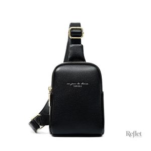 Sac banane vintage en cuir, idéal pour un look décontracté