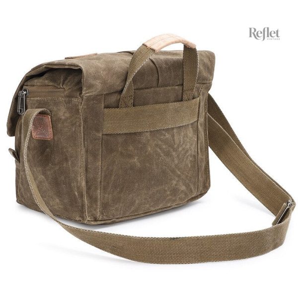 Sac photo rétro avec bandoulière pour homme