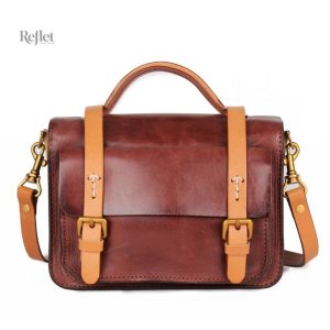 Sac Bandoulière Vintage en cuir synthétique