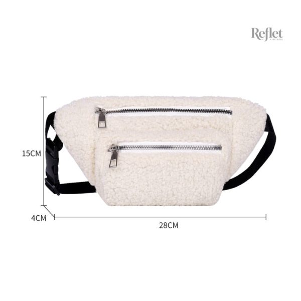 Accessoire mode vintage, sac banane léger et polyvalent